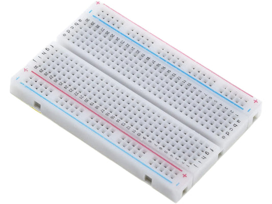 White Solderless Breadboard 400 hole 8.5CM x 5.5CM
