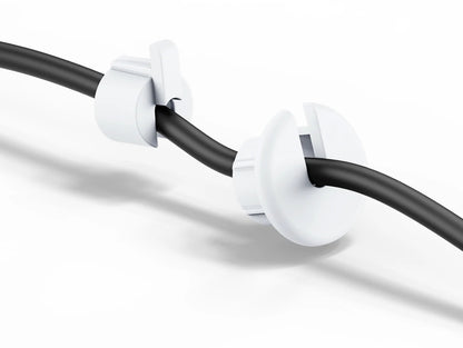 Starlink Cable Wall Bushing – White Weather-Resistant Wall Feed-Through Kit