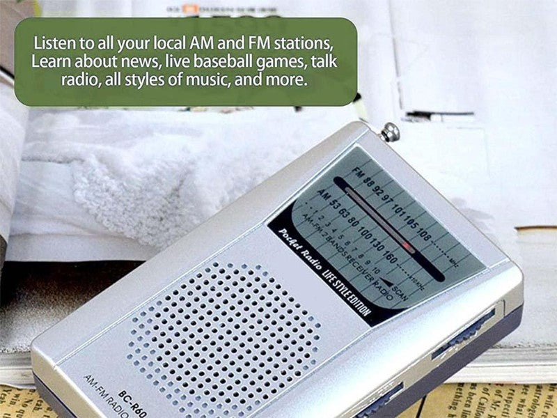 Portable AM FM Radio Receiver