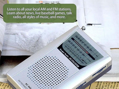 Portable AM FM Radio Receiver