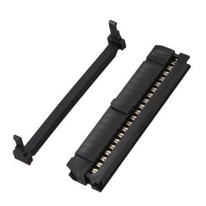 40 Way 40 Pin Dual Row IDC Female Line Socket Flat Ribbon Cable Header Connector - techexpress nz
