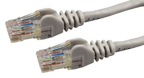 2 Meter Grey CAT6 RJ45 Ethernet LAN Network UTP Patch Cable 2m Cord Lead