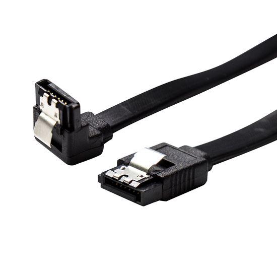 1 Meter long SATA cable Sata 3 High Speed 6GBs right angle 1M