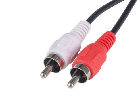 15m 2x Male RCA to 2x RCA plug AV audio video cable