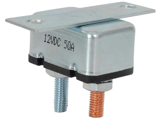 Chassis Mount Autoreset Circuit Breaker 50A 12VDC