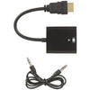 Travel HDMI to VGA + Stereo Audio Converter - techexpress nz