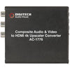 COMPOSITE AUDIO VIDEO TO 4K HDMI UPSCALER CONVERTER - techexpress nz