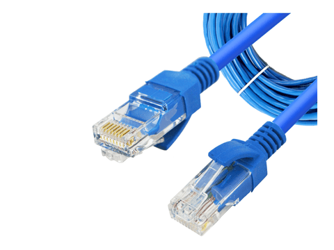 50 Meter Cat 5e Blue LAN Network Patch Cable Cord 50 M Lead 50M - techexpress nz
