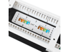 12 Port RJ45 Cat 5e Cat5 Wall Mount Data Network LAN Patch Panel - techexpress nz