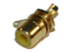 Yellow Gold plated Panel Chassis Mount RCA Phono Female Socket solder connector - techexpress nz