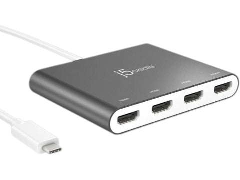 USB-C 4 Port HDMI Multi Monitor Adapter