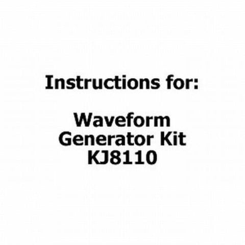 Instructions for Waveform Generator Kit - KJ8110 - techexpress nz