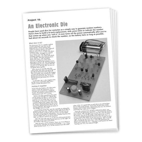 Instructions to suit SC2 Project #16 - Electronic Dice (KJ8222) - techexpress nz