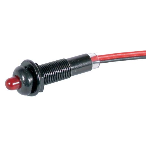 Dash Mount Flashing Red LED 12V - techexpress nz
