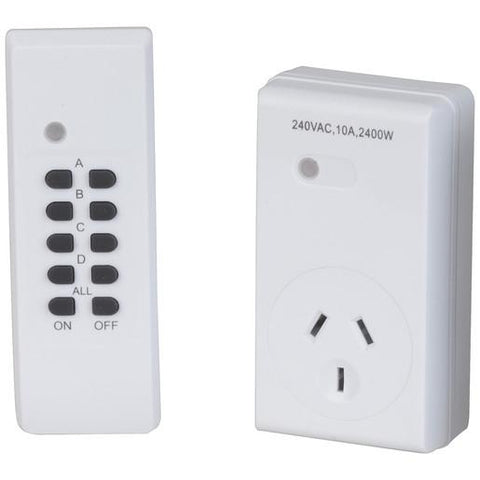 Remote Controlled Mains Outlet Controller - techexpress nz