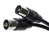 1.5 Meter Pal RF Male Plug to Female Socket TV coaxial antenna cable 1.5m lead - techexpress nz
