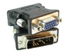 Male DVI plug to Female VGA socket adapter cable cord lead converter