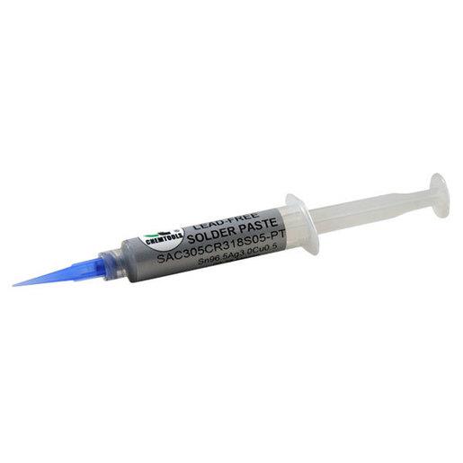 Lead Free Solder Paste SMD Syringe 10g - techexpress nz