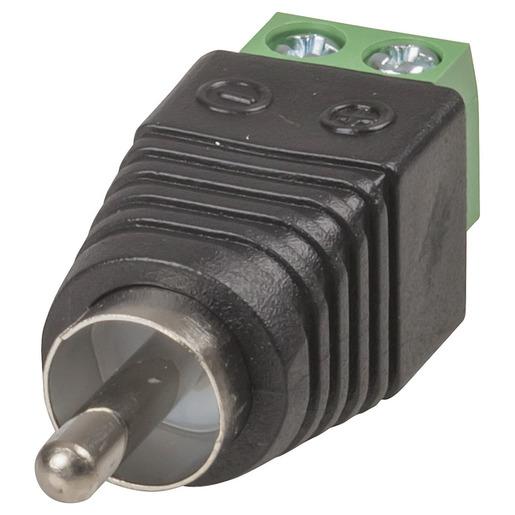 RCA Plug with Screw Terminals - techexpress nz