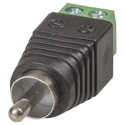 RCA Plug with Screw Terminals - techexpress nz