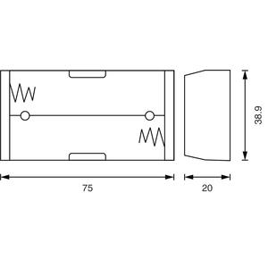 Dual 18650 Battery Holder - techexpress nz