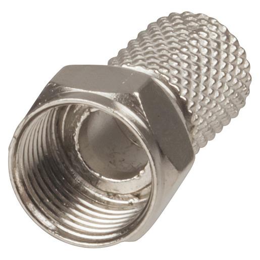 F59 TYPE TWIST-ON Plug Suits RG-6 Cable - techexpress nz