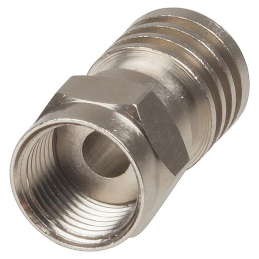 Heavy Duty Integral Crimp F59 Plug to Suit RG59 Cable - techexpress nz