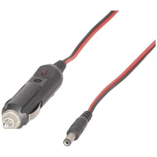 Fused Cigarette Lighter Plug to 2.1mm DC Plug - techexpress nz