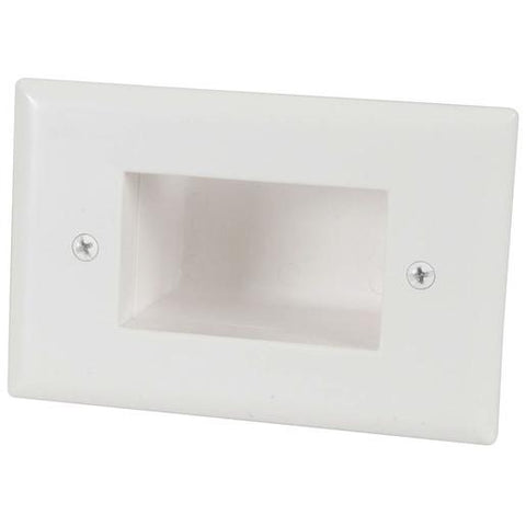 Recessed Cable Entry Wall Plate - Large - techexpress nz