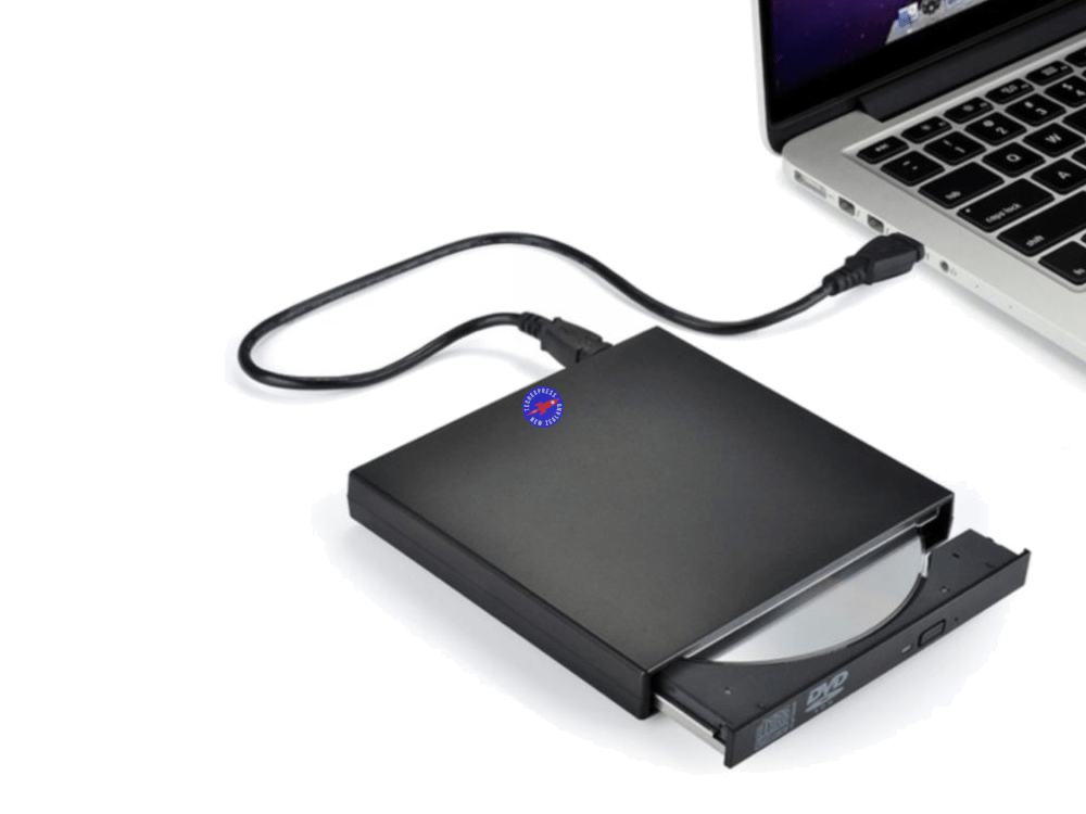 Slim Portable External USB optical CD-ROM Drive DVD Player Reader Writ ...