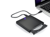Slim Portable External USB optical CD-ROM Drive DVD Player Reader Writer Burner - techexpress nz