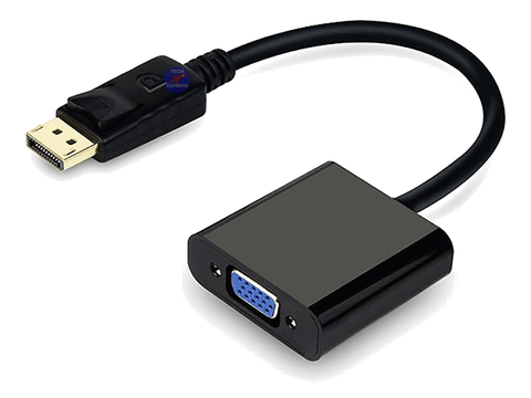 DisplayPort DP to VGA Display adapter converter cable cord lead - techexpress nz
