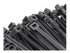 Black Nylon Cable Ties for cord wire cable 3x100mm 3mm X 100mm 100PC bag - techexpress nz