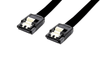 SATA 3 III High Speed 6GBs 50cm Data Cable with lock latch Black - techexpress nz