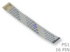 16 Pin PS1 Console CD ROM Laser Lens Extension Ribbon Cable - techexpress nz