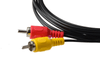 1.8 Meter 2x Male RCA to 2x Male RCA AV Audio Video Cable 1.8M Cord Lead - techexpress nz