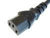 1.5 Meter 3 Pin Male wall plug to IEC Female Socket Power Cord Cable 1.5M lead - techexpress nz