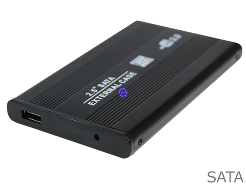 2.5" SATA laptop notebook hard disk drive hdd case enclosure caddy - techexpress nz