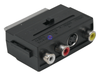 SCART S Video SVIDEO Composite RCA Audio Video Adapter Converter - techexpress nz