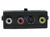 SCART to S Video Composite RCA Audio Video AV Converter Adapter - techexpress nz