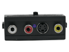 SCART S Video SVIDEO Composite RCA Audio Video Adapter Converter - techexpress nz