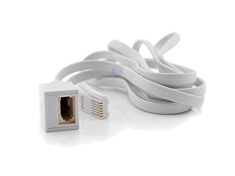 2 Meter Telephone Extension Cable Cord Male to Female BT Phone Lead 2M - techexpress nz