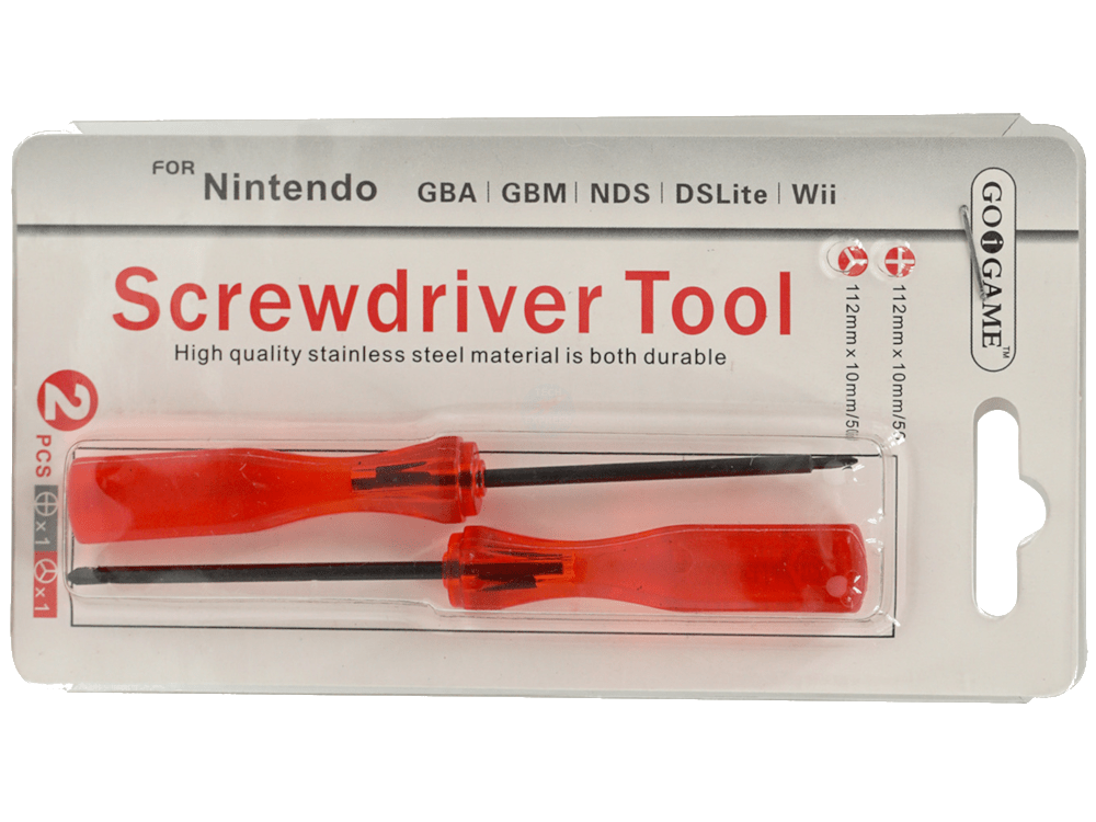 2PC Screwdriver Set GBA NDS DSL DSI 3DS 3DS XL WII PS4