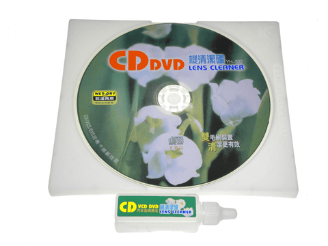 Optical CD DVD Compact Disk Drive Player Dry Cleaner Laser Lens Cleaning Kit - techexpress nz