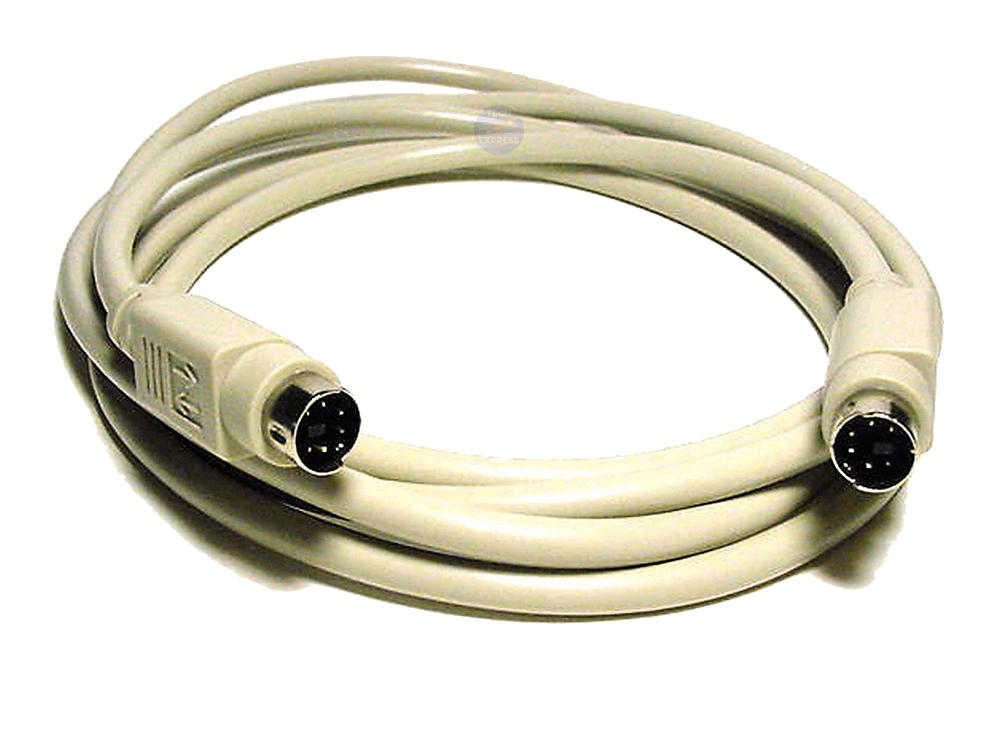 5m 6 Pin Mini-Din PS/2 Male to Male Cable – Techexpress NZ