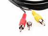RCA to RCA Cable 1.5 Meter 3 Male RCA to 3 Male RCA AV Audio Video Cable 1.5M - techexpress nz