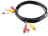 RCA to RCA Cable 1.5 Meter 3 Male RCA to 3 Male RCA AV Audio Video Cable 1.5M - techexpress nz