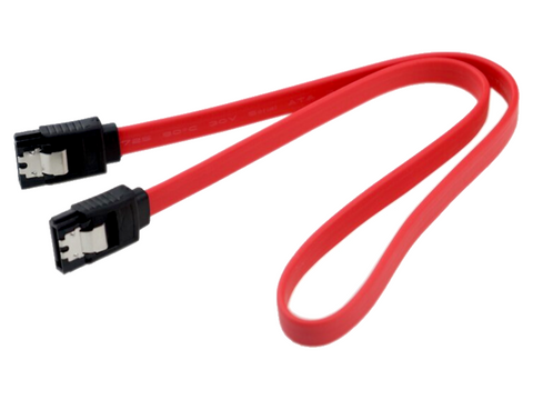 SATA cable 40cm RED Straight SATA II - techexpress nz