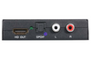HDMI Audio Extractor Converter to SPDIF & Dual RCA L/R Stereo with Power Supply - techexpress nz