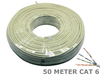 50 Meter Cat6 Cat 6 Ivory SOLID CORE 4 Pair UTP LAN Network Cable Roll 50M - techexpress nz